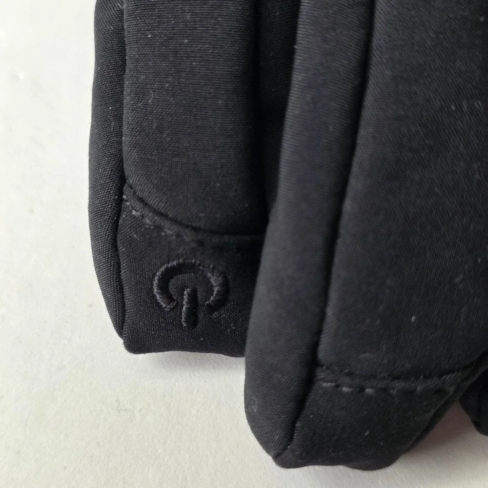 The North Face Etip Black Touchscreen Gloves Fleece Lined Silicone Grip Palm M